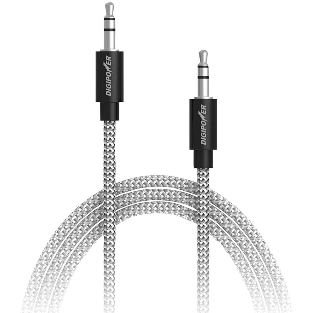 Digipower Tangle-free Braided Auxiliary Cable&#44; 3ft Dgpspafx