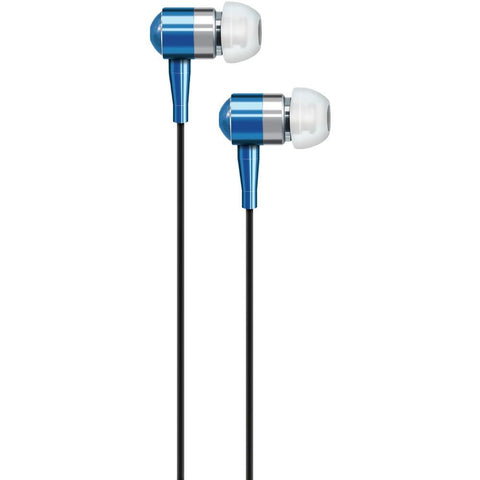 At&amp;amp;t Peb02 In-ear Aluminum Stereo Earbuds (blue) Wacb02blu