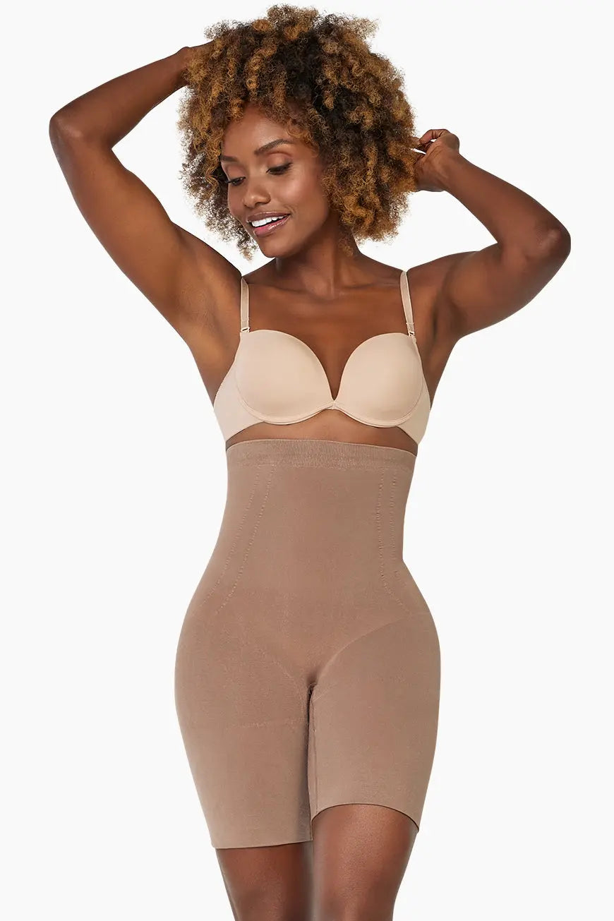 High Waist Thigh Slimmer Comfort Evolution Curveez