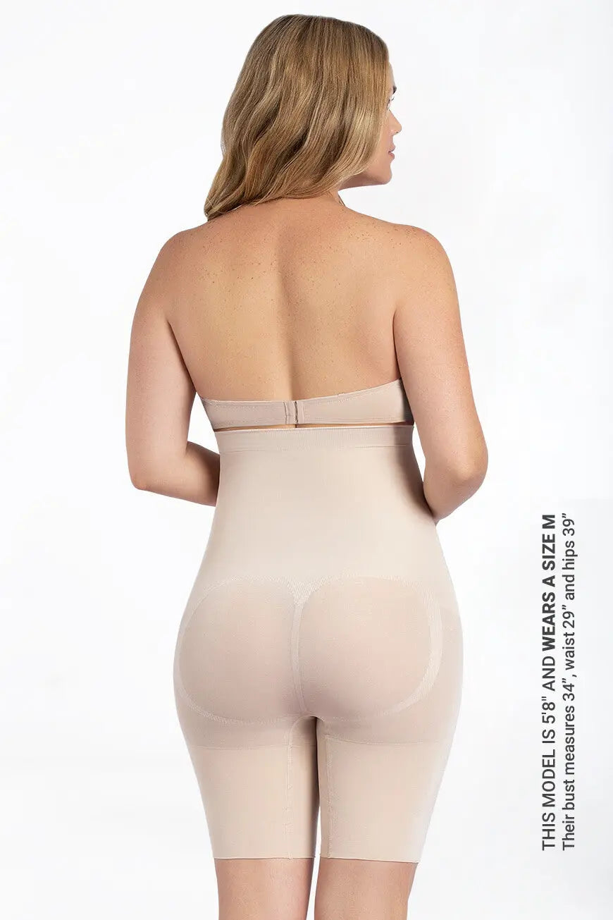 High Waist Thigh Slimmer Comfort Evolution Curveez