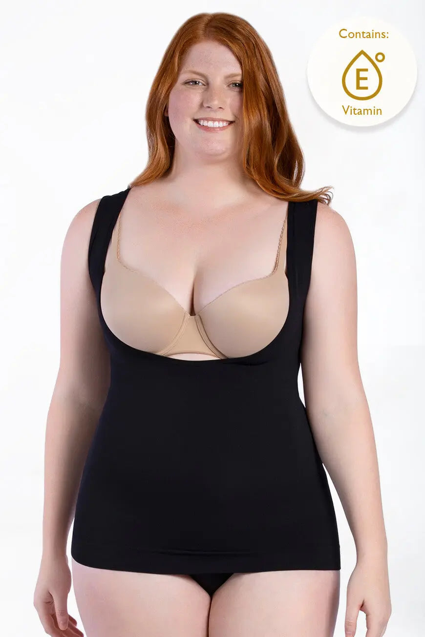 Control Tank Essential Open Bust Curveez