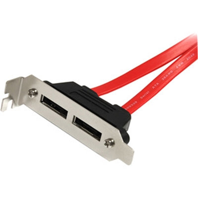 2 Port LP SATA eSATA Plate