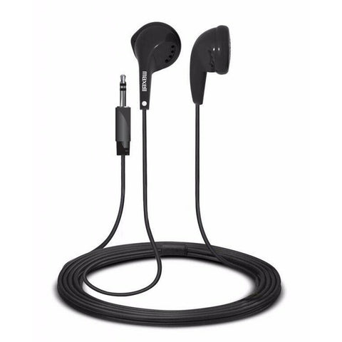 Budget Stereo Earbuds, Black