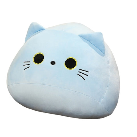 Cuddly Kitten Plushie Toy Soft Round Animal Balls Lovely Doll Stuffed Cat Pillows For Kids Birthday Gift For Baby Accompany