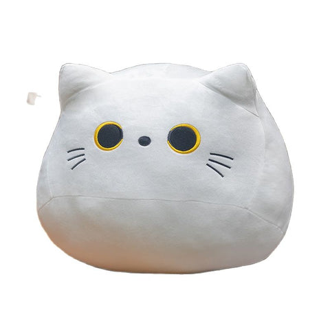 Cuddly Kitten Plushie Toy Soft Round Animal Balls Lovely Doll Stuffed Cat Pillows For Kids Birthday Gift For Baby Accompany