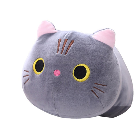 Cuddly Kitten Plushie Toy Soft Round Animal Balls Lovely Doll Stuffed Cat Pillows For Kids Birthday Gift For Baby Accompany