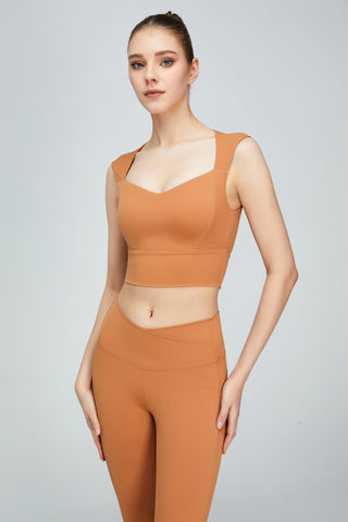 Sweat Absorbing Sleeveless Sports Bra