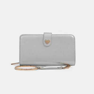 Nicole Lee USA Solid Bifold Wallet with Wristlet